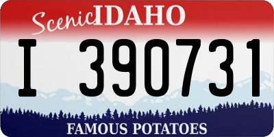 ID license plate I390731