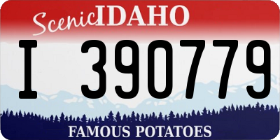 ID license plate I390779