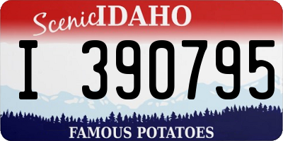 ID license plate I390795