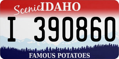 ID license plate I390860