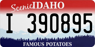 ID license plate I390895