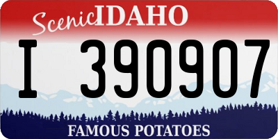 ID license plate I390907