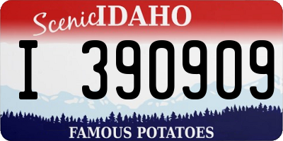 ID license plate I390909