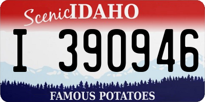 ID license plate I390946