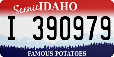 ID license plate I390979