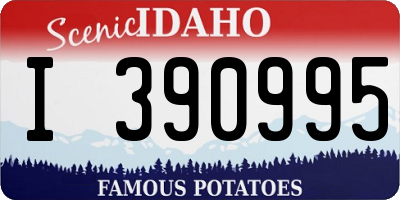 ID license plate I390995