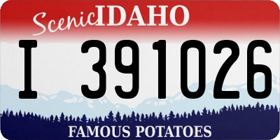 ID license plate I391026