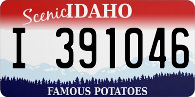 ID license plate I391046