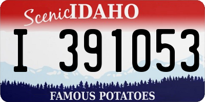 ID license plate I391053