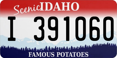 ID license plate I391060