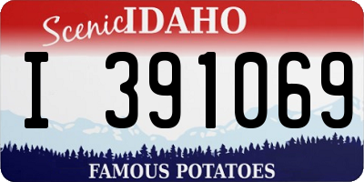 ID license plate I391069