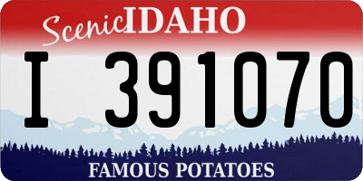 ID license plate I391070