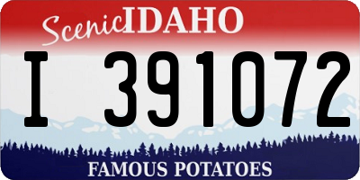 ID license plate I391072