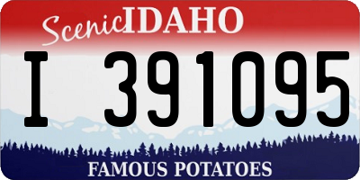 ID license plate I391095