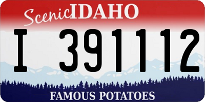 ID license plate I391112