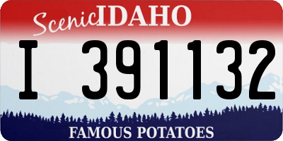 ID license plate I391132