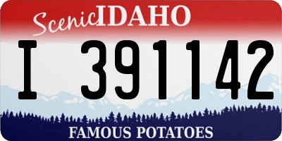 ID license plate I391142