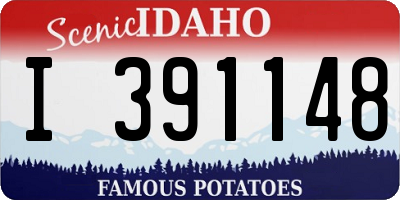 ID license plate I391148