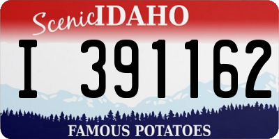 ID license plate I391162