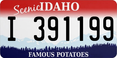 ID license plate I391199