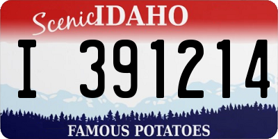 ID license plate I391214