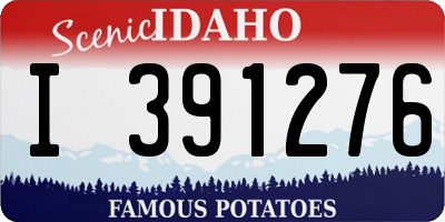 ID license plate I391276