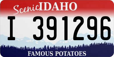 ID license plate I391296