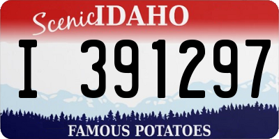 ID license plate I391297