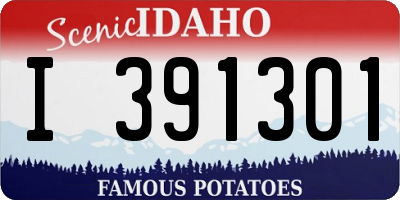 ID license plate I391301