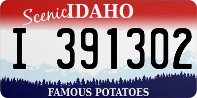 ID license plate I391302