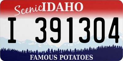ID license plate I391304