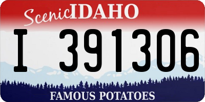 ID license plate I391306
