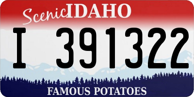 ID license plate I391322