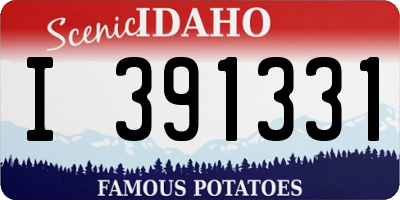 ID license plate I391331