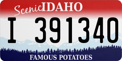 ID license plate I391340