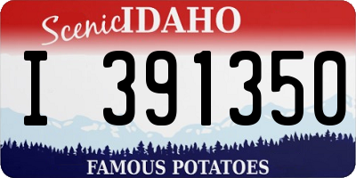 ID license plate I391350