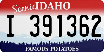 ID license plate I391362