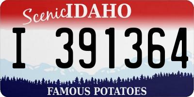 ID license plate I391364