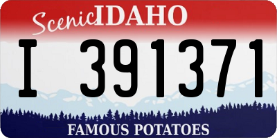 ID license plate I391371