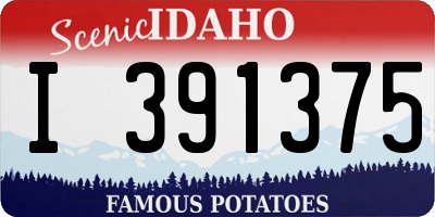 ID license plate I391375