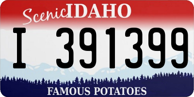 ID license plate I391399