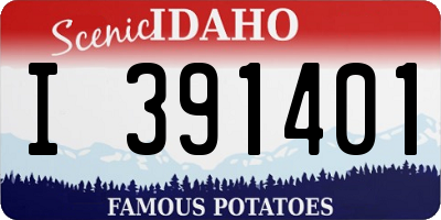 ID license plate I391401