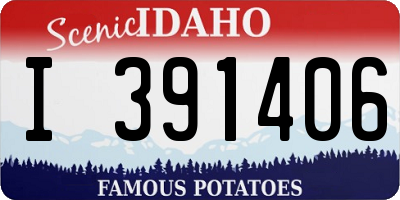 ID license plate I391406