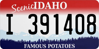 ID license plate I391408