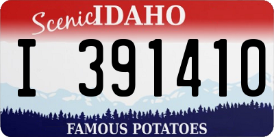 ID license plate I391410