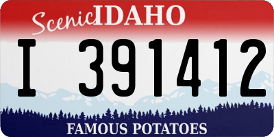 ID license plate I391412