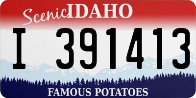 ID license plate I391413