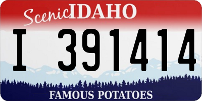 ID license plate I391414