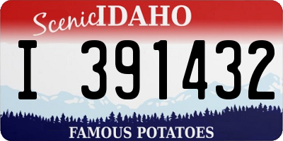 ID license plate I391432