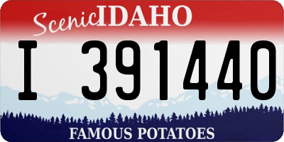 ID license plate I391440